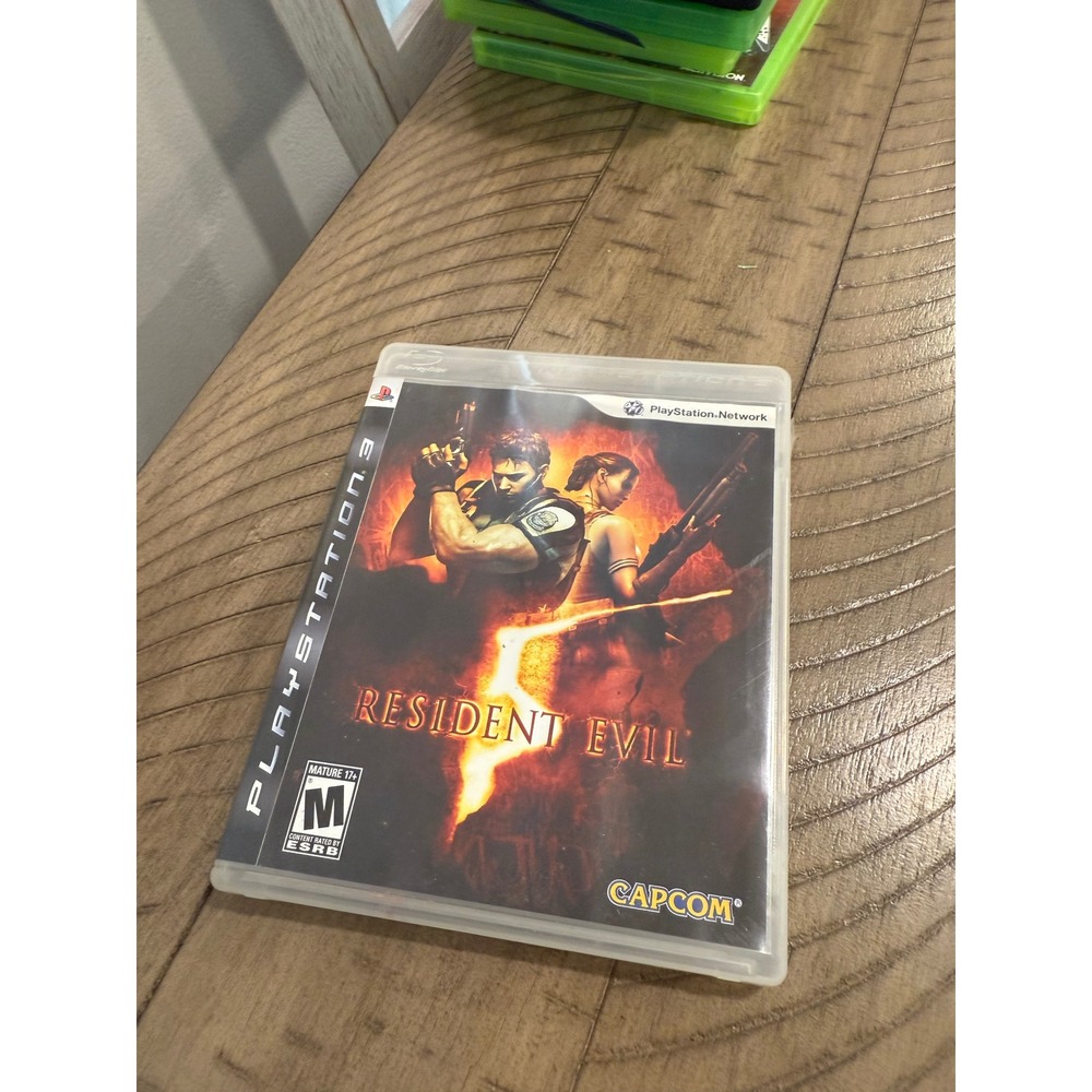 Resident Evil 5 Sony PlayStation 3 PS3 Capcom 2009 BLUS-30270 Action Horror